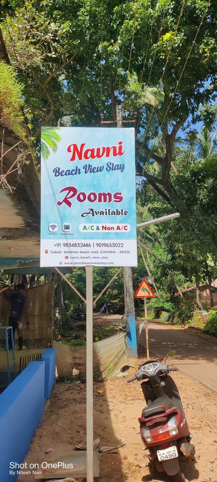 Navni Beach View Stay Gokarna  Exteriér fotografie